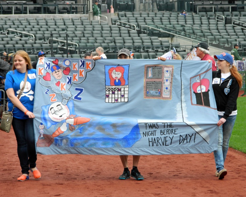 One of several Matt Harvey-themed banners in the 2013 Banner Day parade (Photo credit: Paul Hadsall)